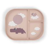 Foodie compartment plate | Happy clouds - Powder van Done by Deer | Kids Conceptstore Le Fanfare