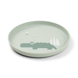 Foodie plate | Croco - Green van Done by Deer | Kids Conceptstore Le Fanfare