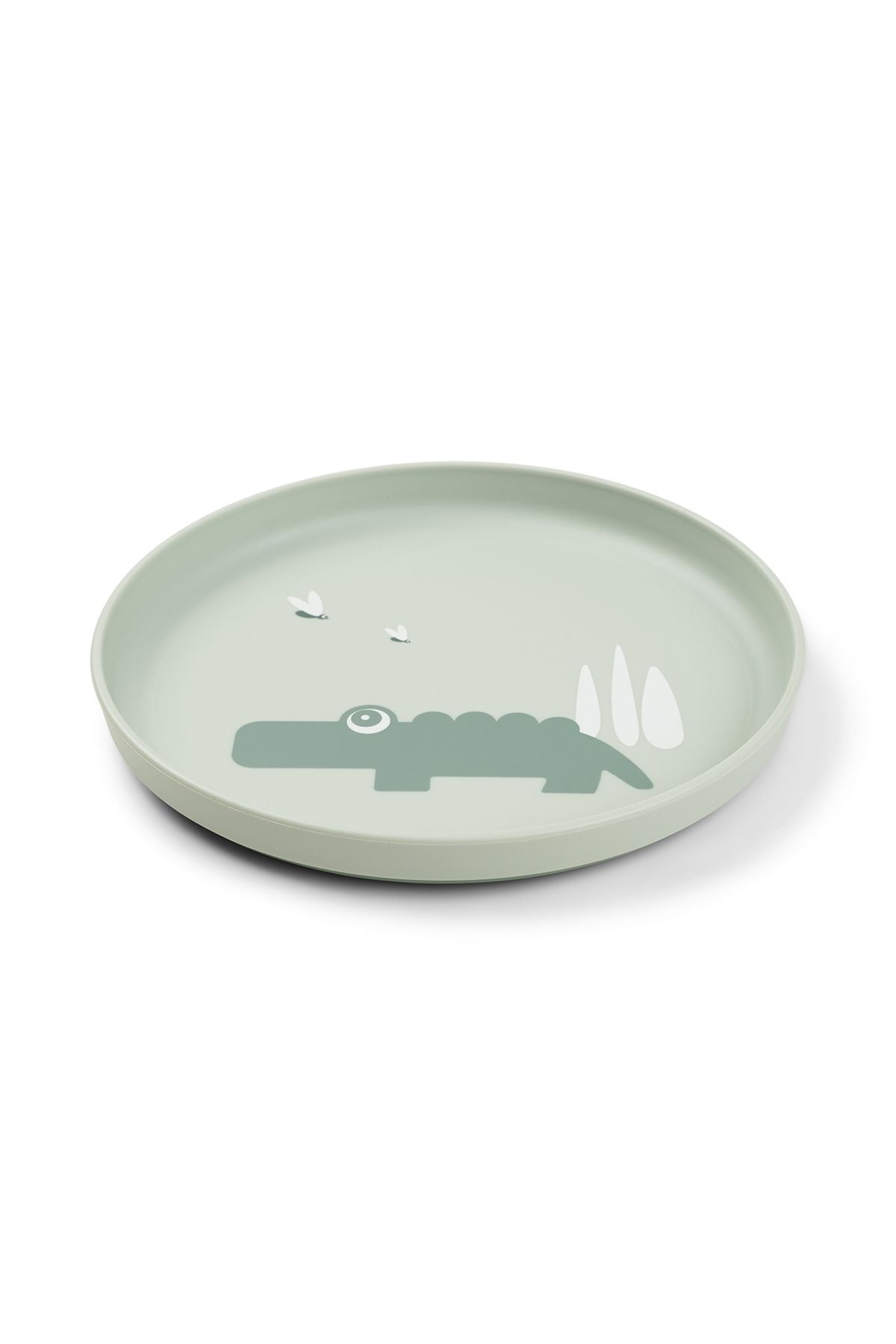 Foodie plate | Croco - Green van Done by Deer | Kids Conceptstore Le Fanfare