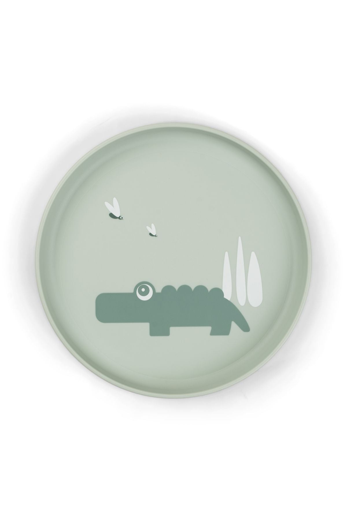 Foodie plate | Croco - Green van Done by Deer | Kids Conceptstore Le Fanfare