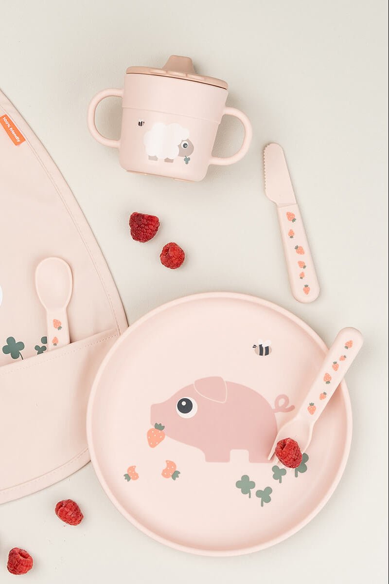 Foodie plate | Tiny farm - Powder van Done by Deer | Kids Conceptstore Le Fanfare