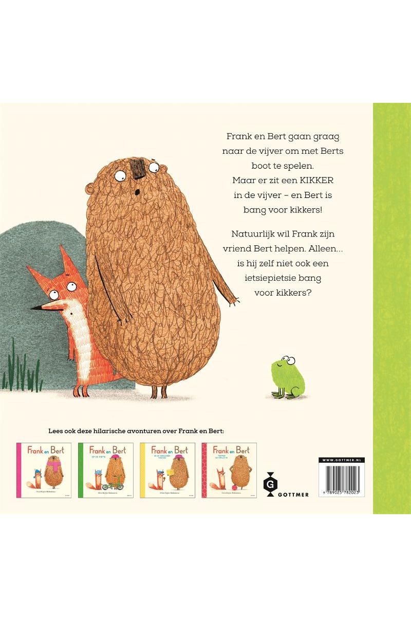 Frank en Bert en de kwakende kikker van Gottmer | Kids Conceptstore Le Fanfare