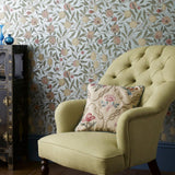 Fruit Wallpaper - Beige/Gold/Coral