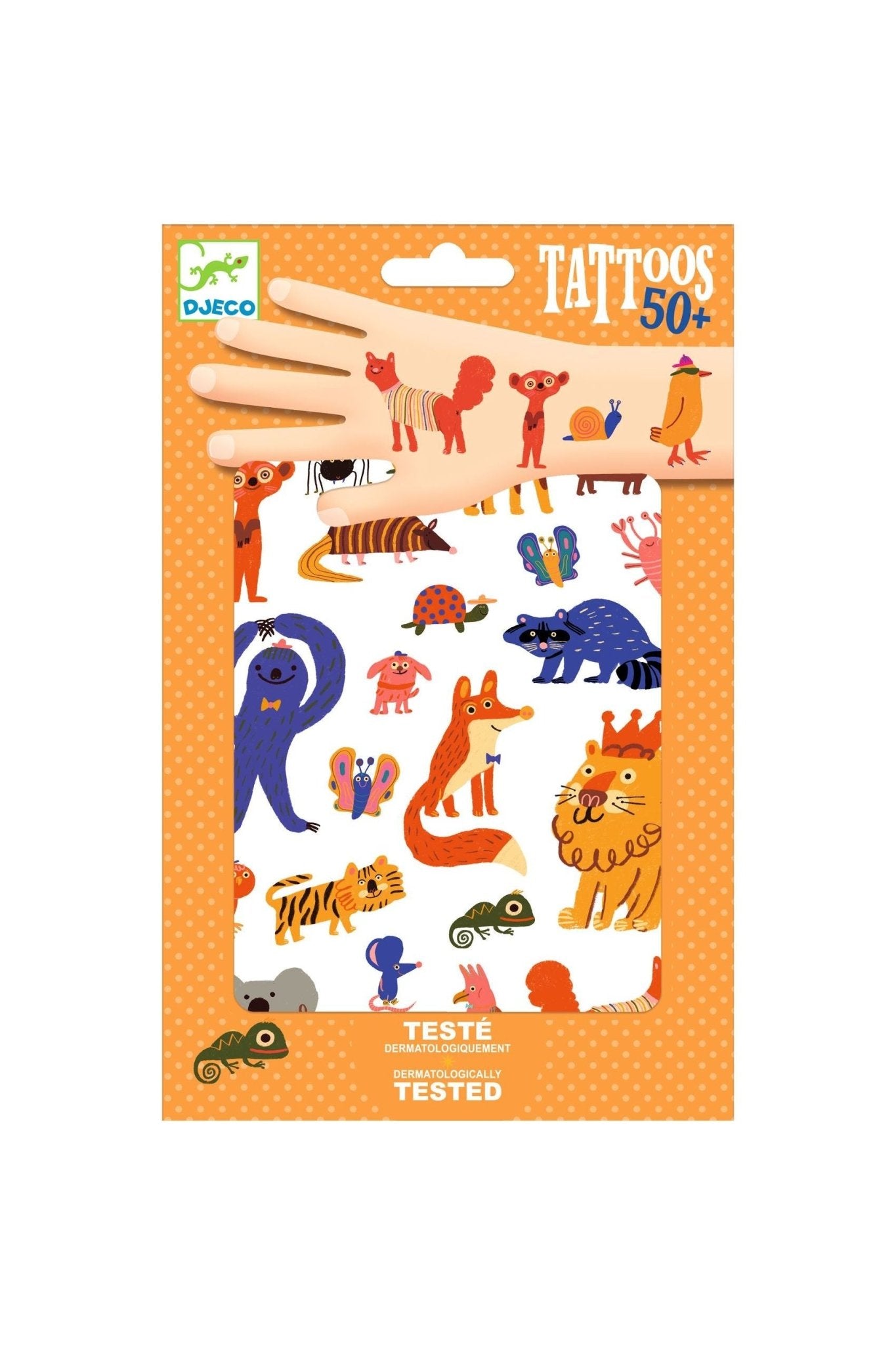 Funny animals - Tattoos van Djeco | Kids Conceptstore Le Fanfare