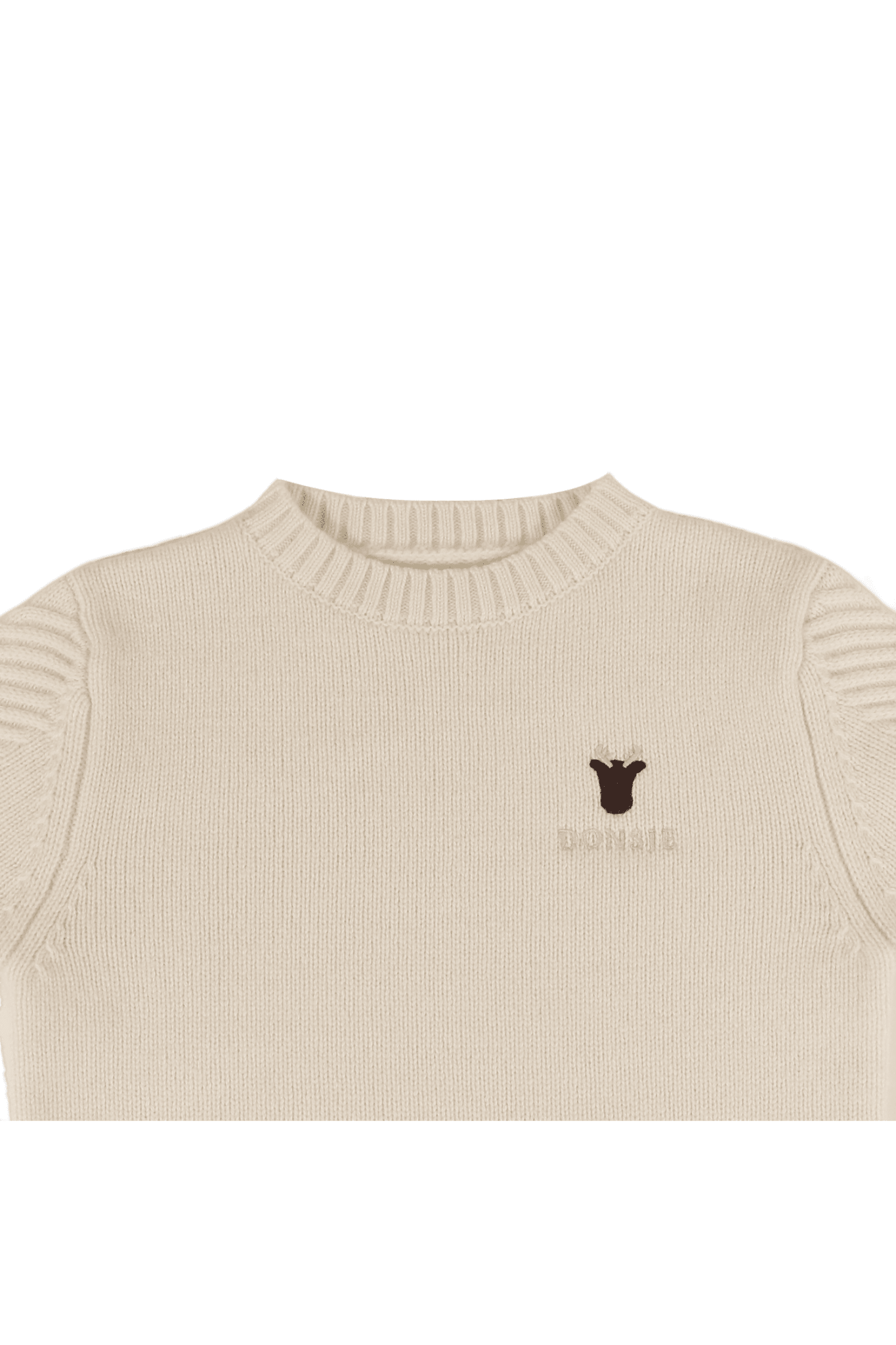 Geeratz Merino Wool Sweater | Moose - Off White van Donsje Amsterdam | Kids Conceptstore Le Fanfare