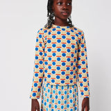 Geometric Scacs all over T-shirt Offwhite van Bobo Choses | Kids Conceptstore Le Fanfare