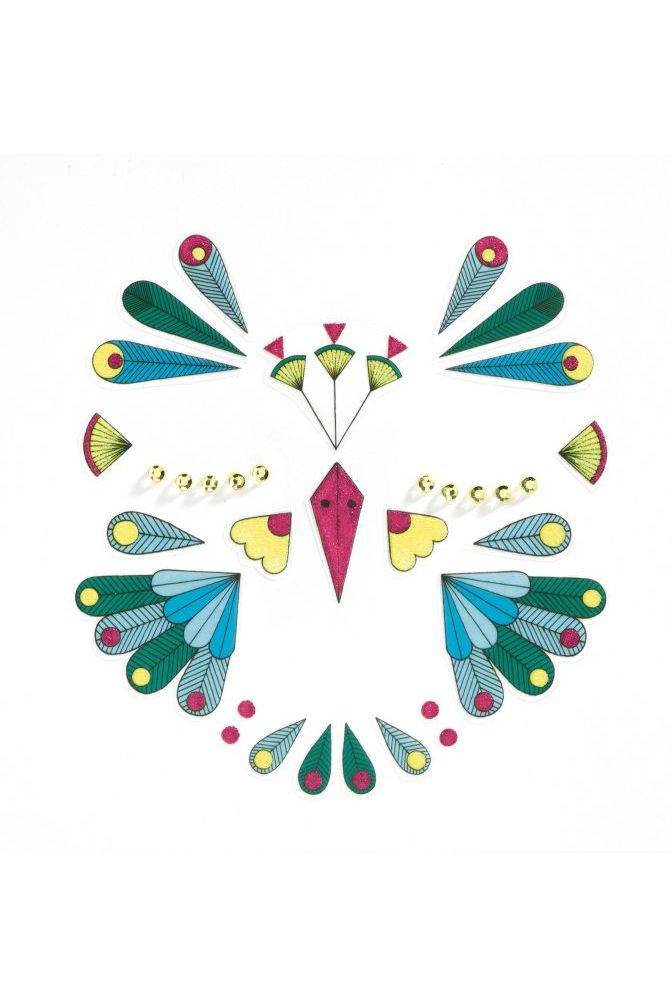 Gezicht Stickerset Vogel van Djeco | Kids Conceptstore Le Fanfare