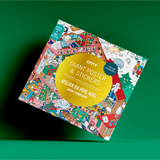 GIANT POSTER & STICKERS - SANTAS WORKSHOP van OMY | Kids Conceptstore Le Fanfare