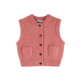 Gilet sans manches doudou - Blush van Emile et Ida | Kids Conceptstore Le Fanfare