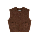 Gilet sans manches doudou - Chataigne van Emile et Ida | Kids Conceptstore Le Fanfare