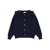 Girly cardigan - Navy van Búho | Kids Conceptstore Le Fanfare