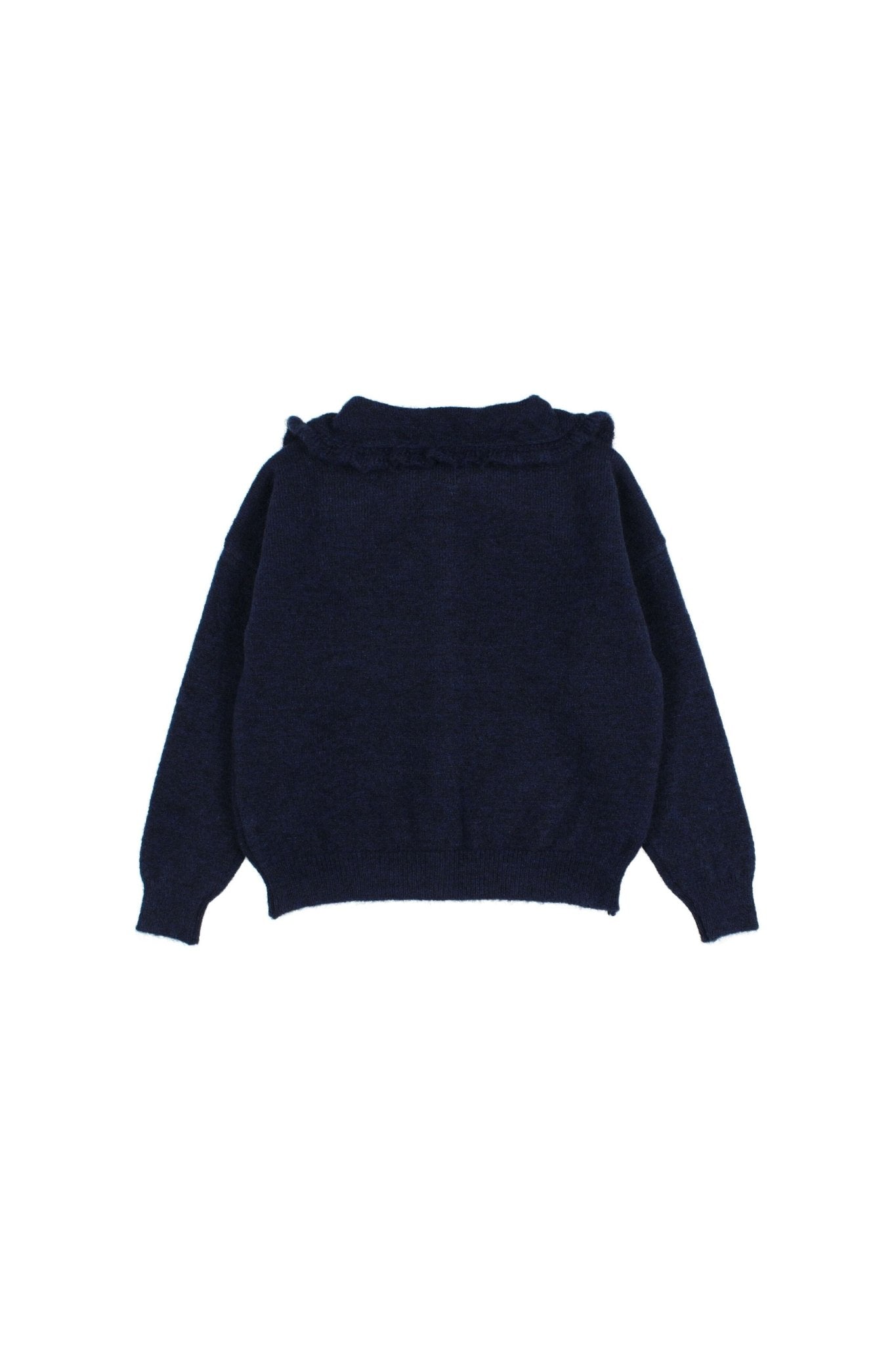Girly cardigan - Navy van Búho | Kids Conceptstore Le Fanfare