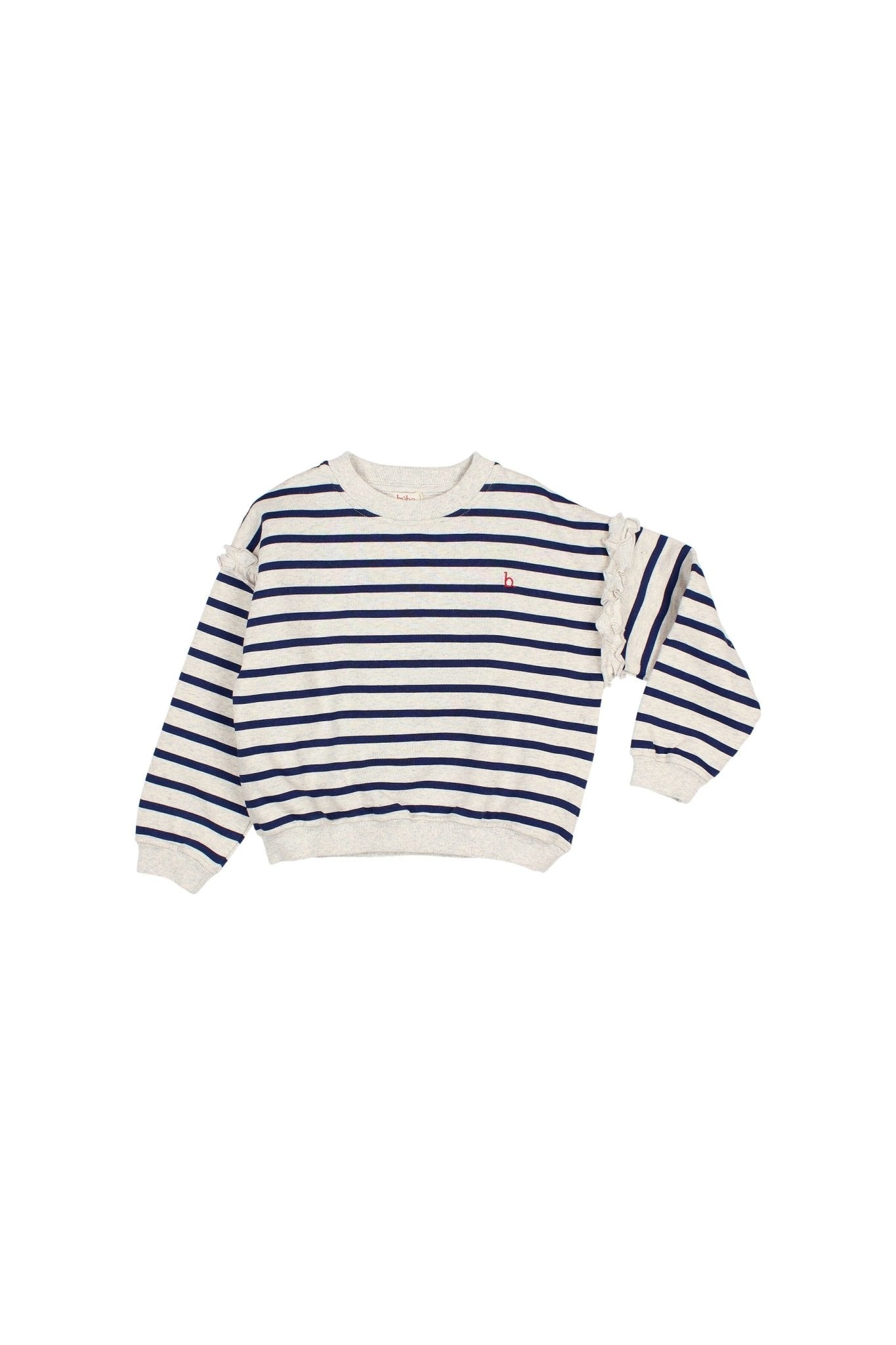 Girly sailor sweatshirt - Marine van Búho | Kids Conceptstore Le Fanfare