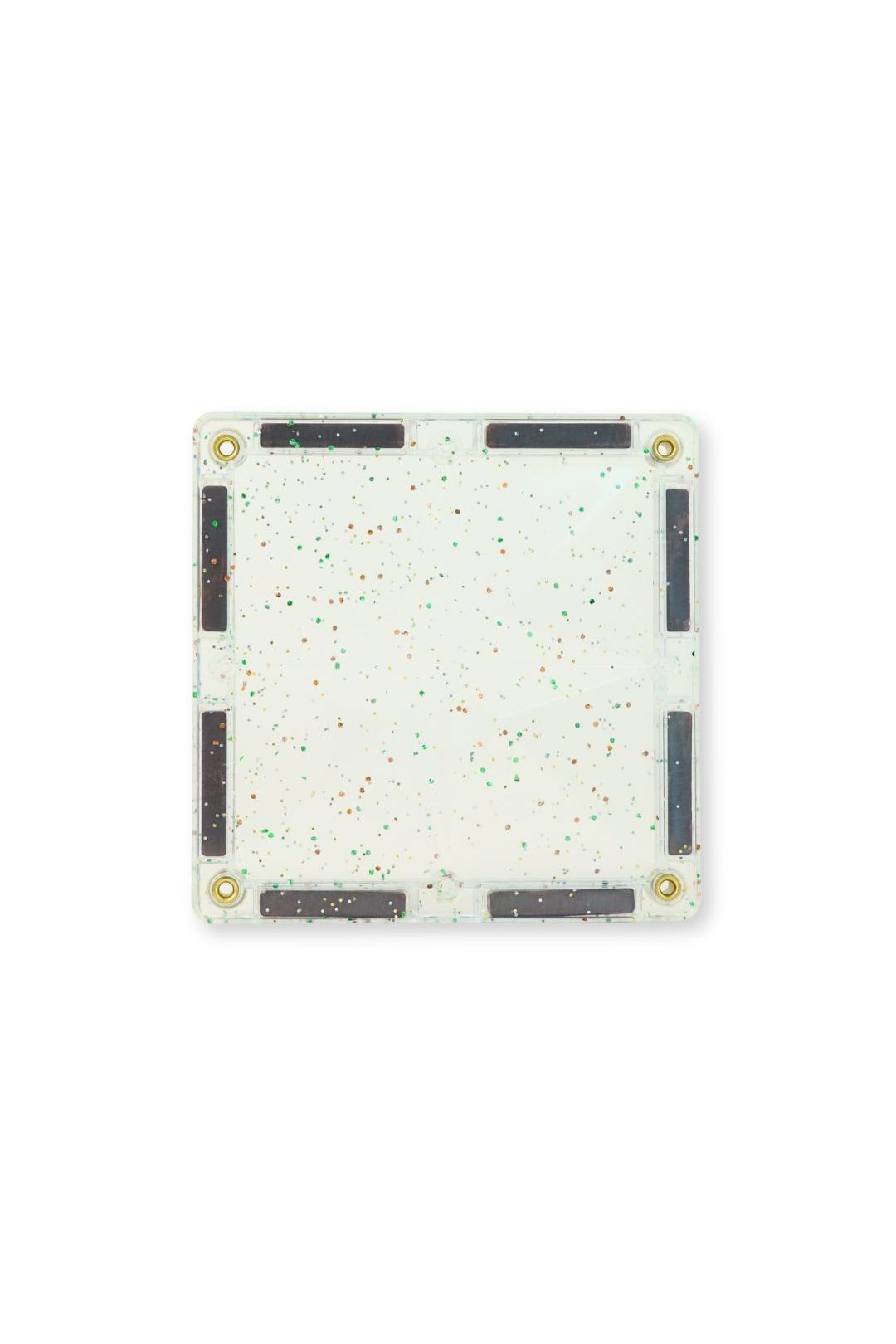 Glitter Tiles Pack Transparent / Pink | 16 stuks van Cleverclixx | Kids Conceptstore Le Fanfare
