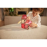 Glitter Tiles Pack Transparent / Pink | 16 stuks van Cleverclixx | Kids Conceptstore Le Fanfare