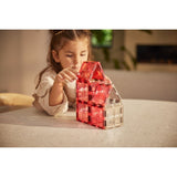 Glitter Tiles Pack Transparent / Pink | 16 stuks van Cleverclixx | Kids Conceptstore Le Fanfare