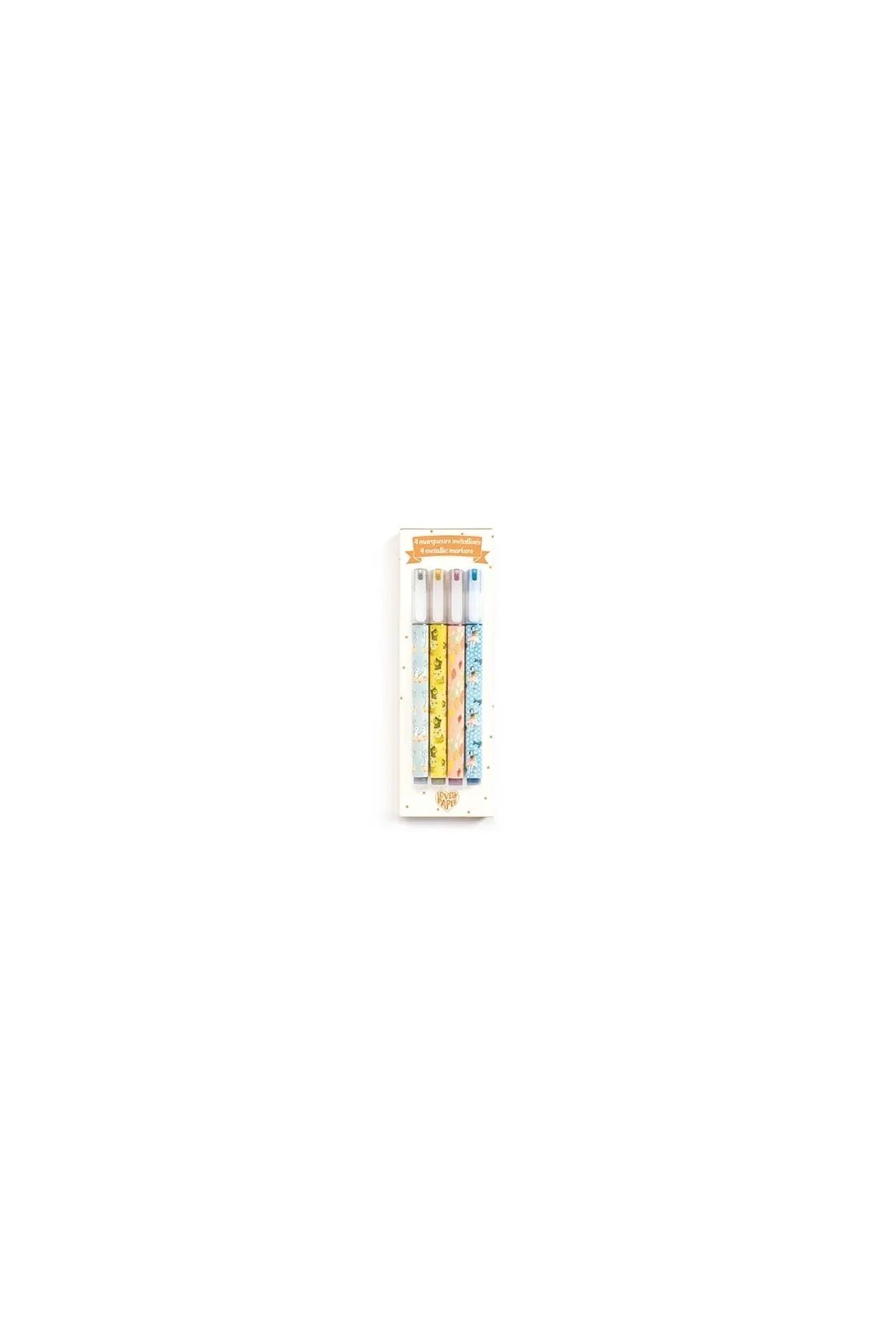Glittermarkers Elodie 4 stuks van Djeco | Kids Conceptstore Le Fanfare