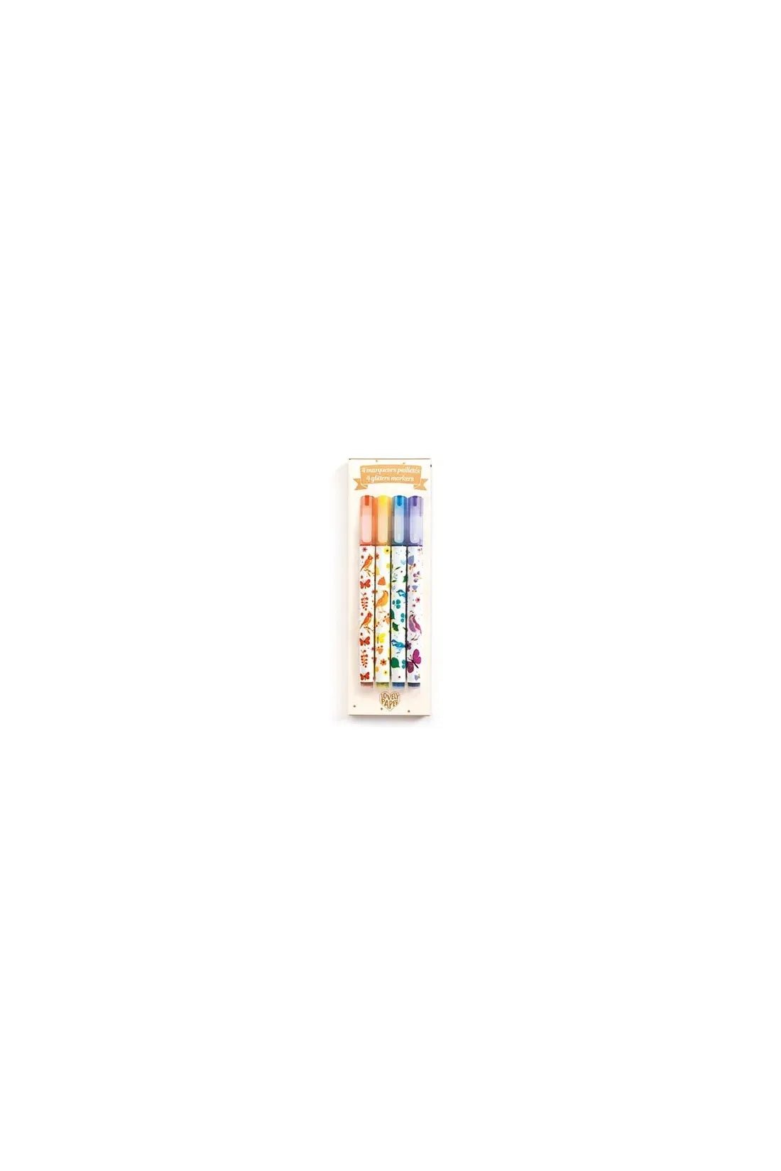 Glittermarkers Tinou 4 stuks van Djeco | Kids Conceptstore Le Fanfare
