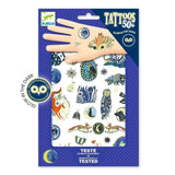 Glow in the dark tattoos - Nighttime Reflections van Djeco | Kids Conceptstore Le Fanfare