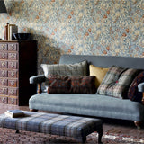 Golden Lily Wallpaper - Slate/Manilla van Morris & Co | Kids Conceptstore Le Fanfare