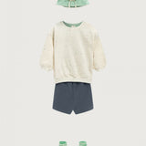 Gray Label Baby Biker Shorts Blue Grey van Gray Label | Kids Conceptstore Le Fanfare