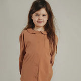 Boxy Collar Blouse Biscuit