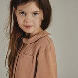 Boxy Collar Blouse Biscuit