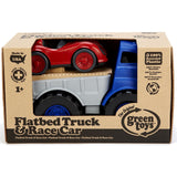 Truck met racewagen - gerecycled
