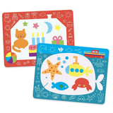 Magische tekeningen. Magisch gekrabbel