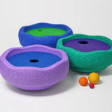 Grimms x Stapelstein Set - Rainbow Classic | Rolling Discs - Cool Classic van Stapelstein | Kids Conceptstore Le Fanfare