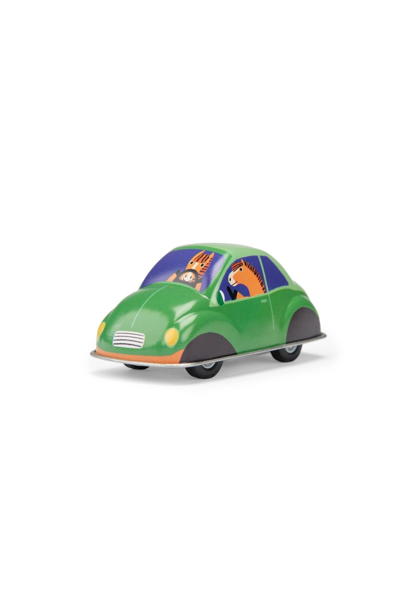 Groene frictieauto - Les jouets métal van Moulin Roty | Kids Conceptstore Le Fanfare