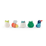 Grote activiteitenblok van stof - La mare aux grenouilles van Moulin Roty | Kids Conceptstore Le Fanfare