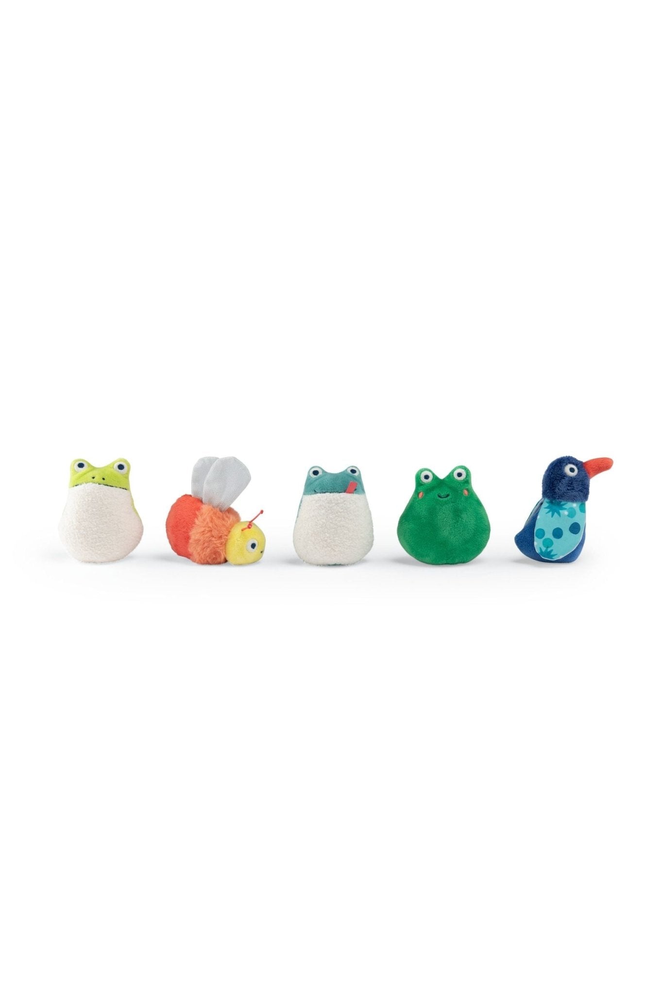 Grote activiteitenblok van stof - La mare aux grenouilles van Moulin Roty | Kids Conceptstore Le Fanfare