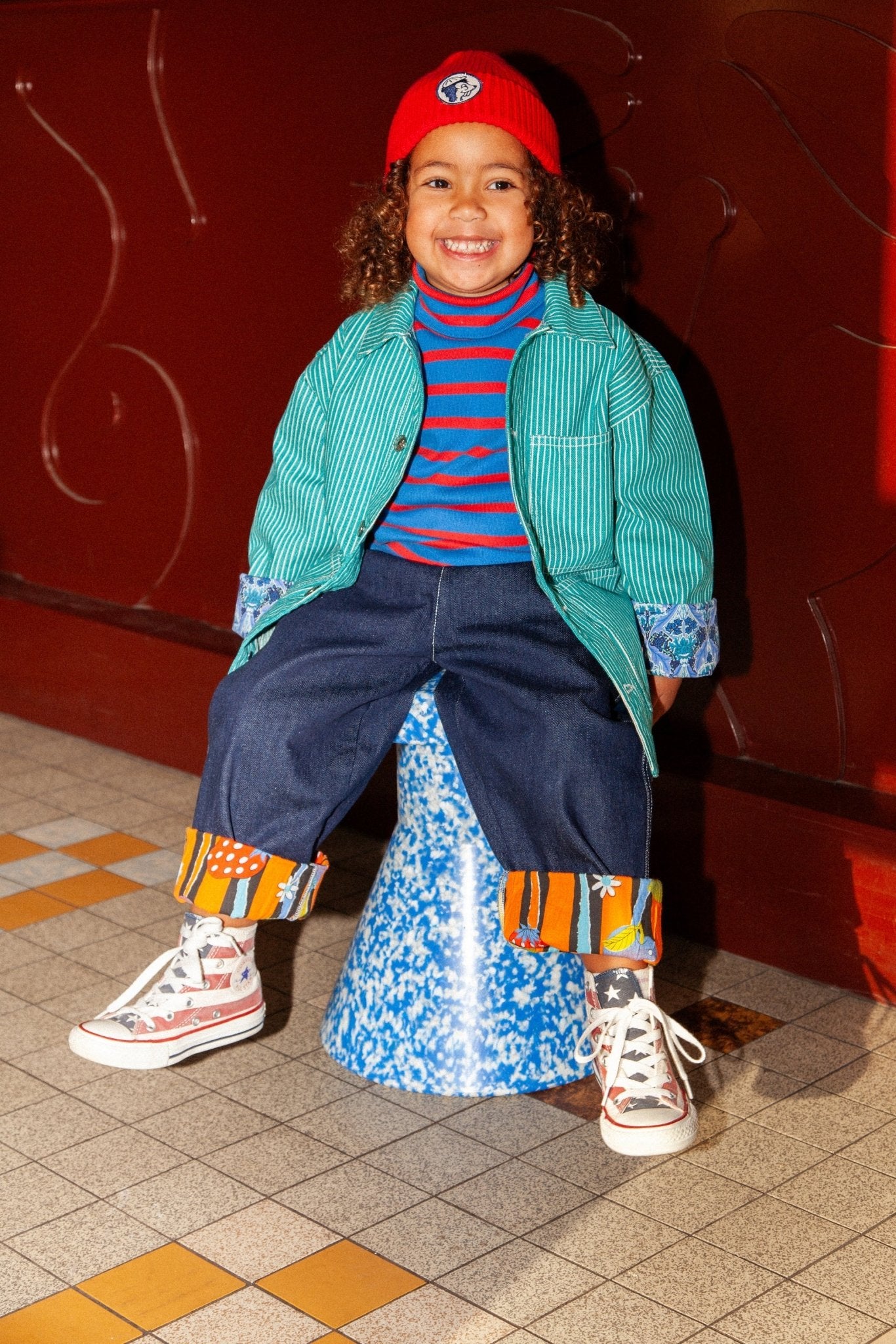 Growing Pants - Fruity Denim van Club Trésor | Kids Conceptstore Le Fanfare