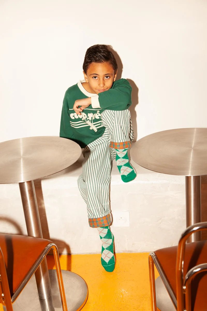 Growing Pants - Lumberjack van Club Trésor | Kids Conceptstore Le Fanfare