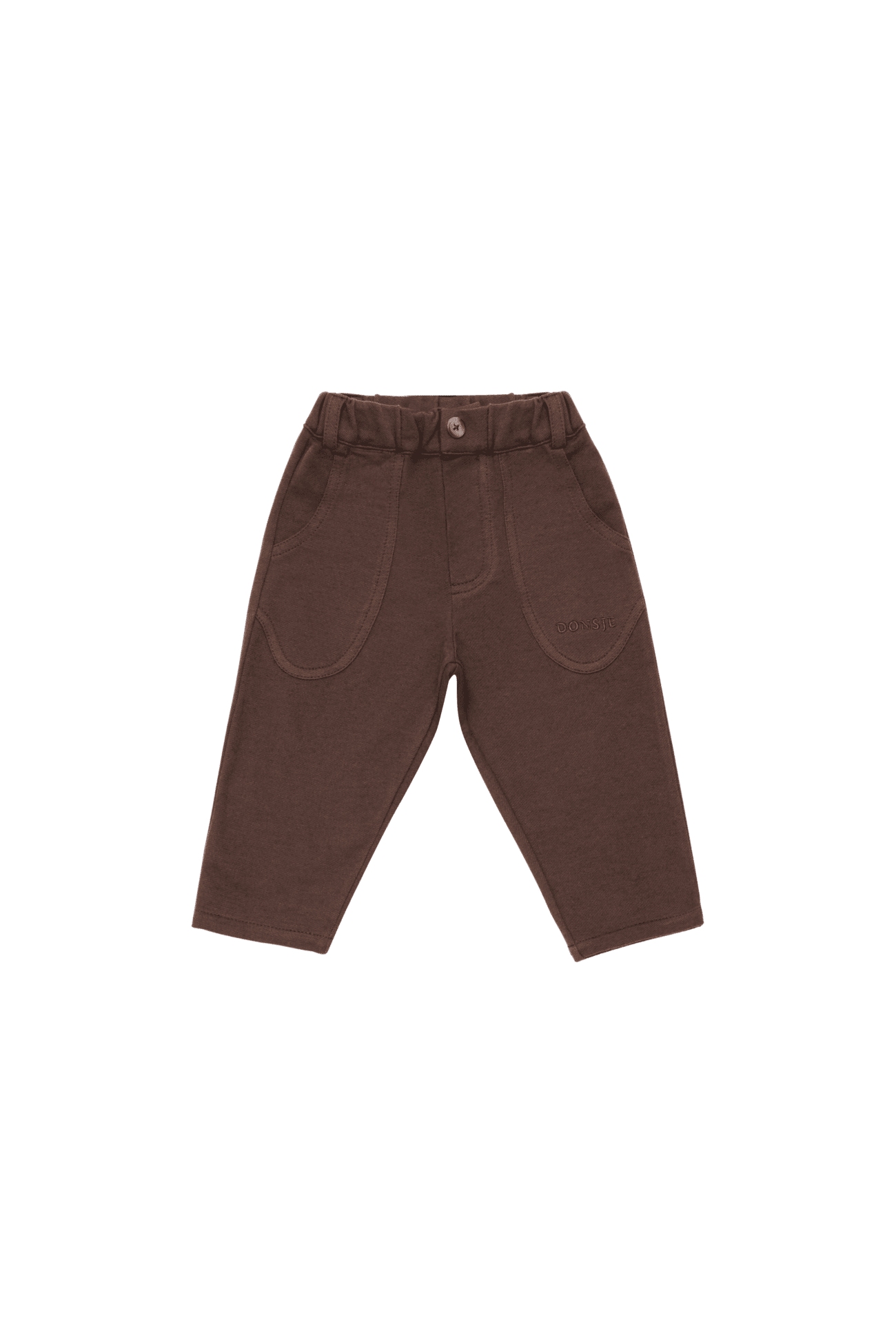 Gustaaf Trousers - Espresso van Donsje Amsterdam | Kids Conceptstore Le Fanfare