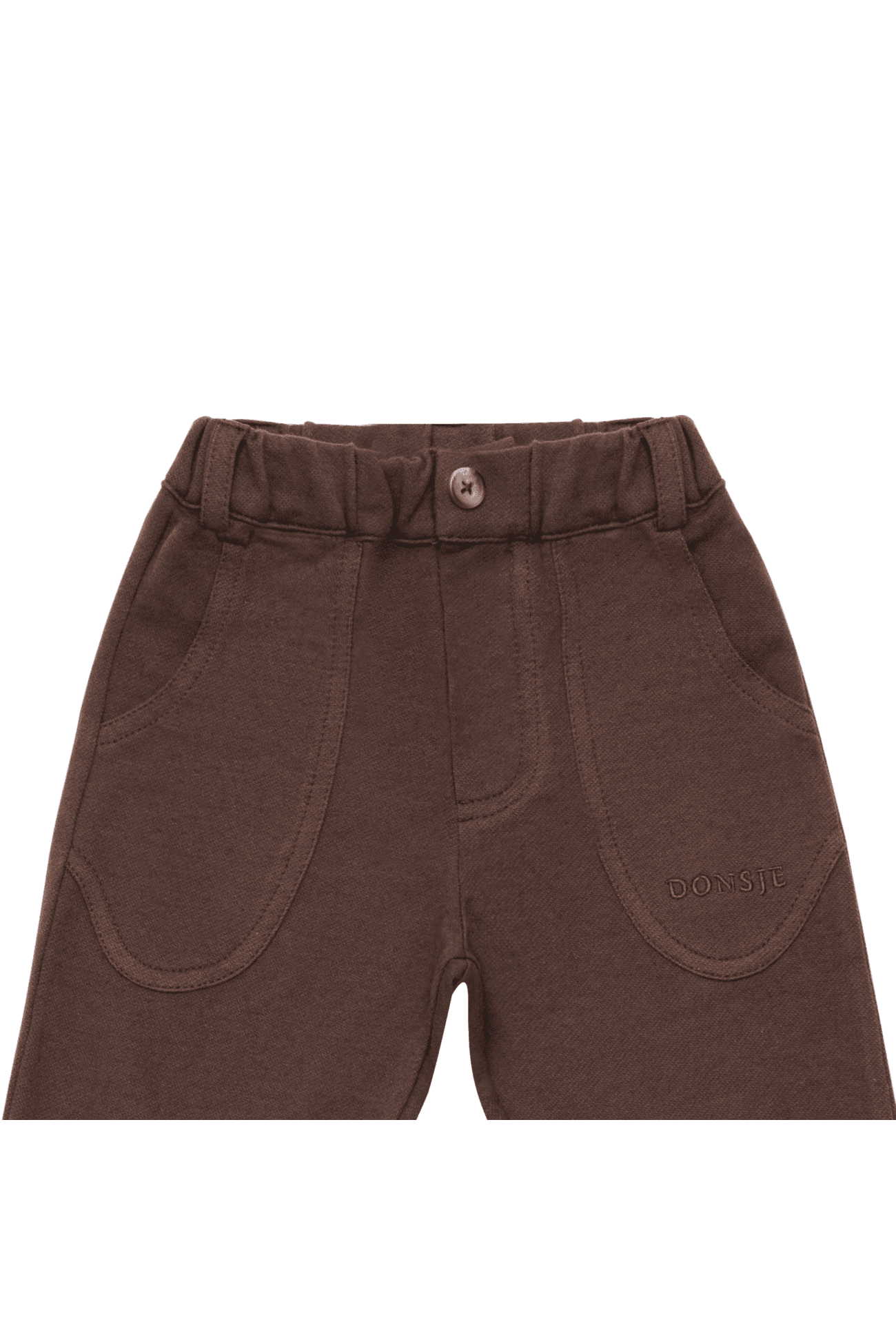 Gustaaf Trousers - Espresso van Donsje Amsterdam | Kids Conceptstore Le Fanfare
