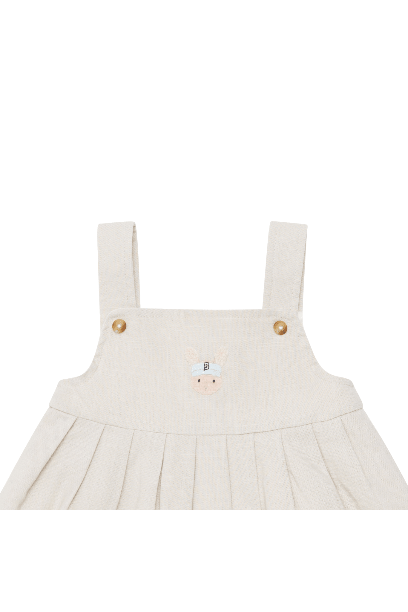 Harpar Dress | Sporty Fluffy Bunny - Soft Sand van Donsje Amsterdam | Kids Conceptstore Le Fanfare