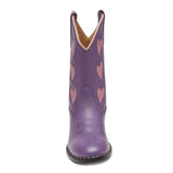 Hearts Purple Cowboyboots van Bootstock | Kids Conceptstore Le Fanfare