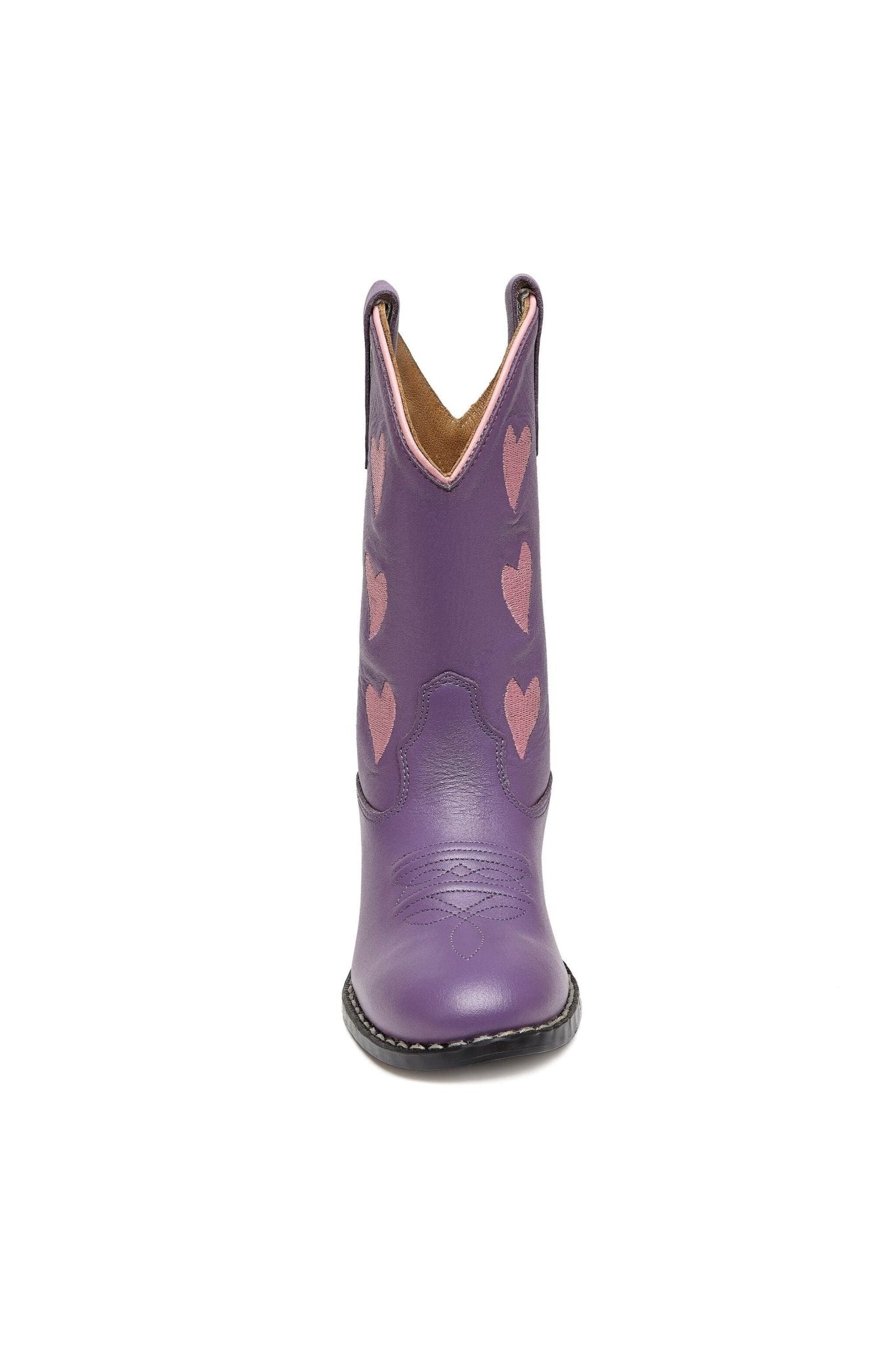 Hearts Purple Cowboyboots van Bootstock | Kids Conceptstore Le Fanfare