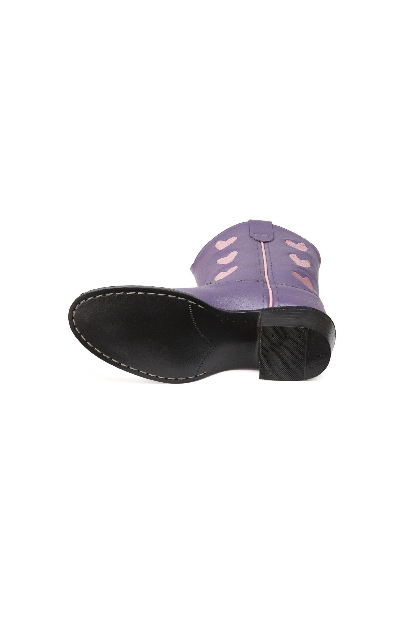 Hearts Purple Cowboyboots van Bootstock | Kids Conceptstore Le Fanfare