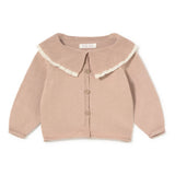 Hedda knitted cardigan - candy van Li&me | Kids Conceptstore Le Fanfare