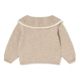 Hedda knitted cardigan - toasted van Li&me | Kids Conceptstore Le Fanfare