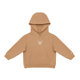 Herps Hoodie | Fluffy Bunny - Rose Mocha van Donsje Amsterdam | Kids Conceptstore Le Fanfare