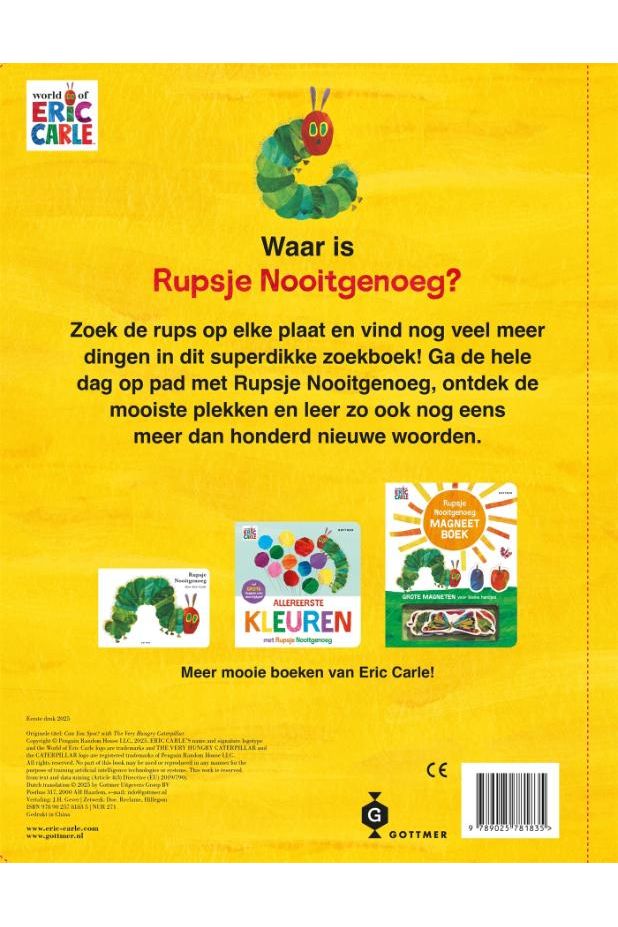 Het grote zoekboek van Rupsje Nooitgenoeg van Gottmer | Kids Conceptstore Le Fanfare