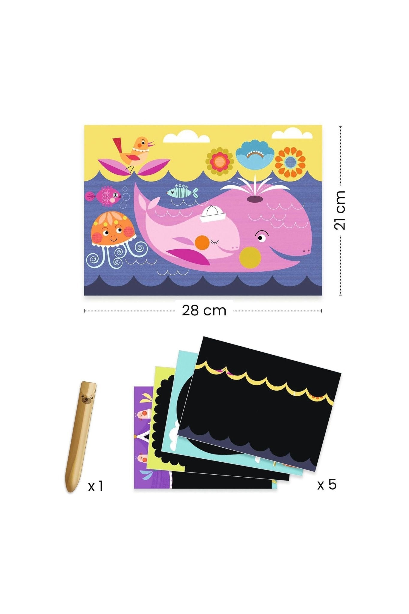Het is leuk om te ontdekken - Kraskaarten van Djeco | Kids Conceptstore Le Fanfare