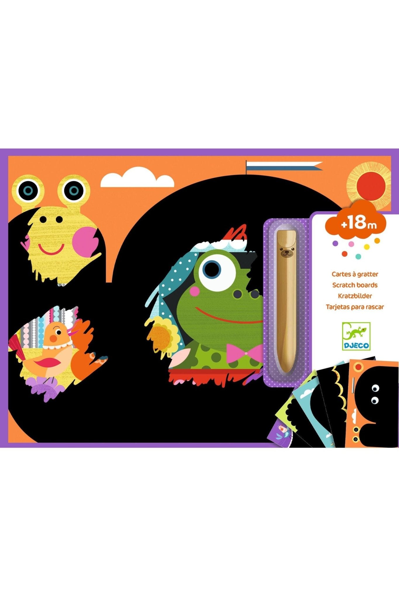 Het is leuk om te ontdekken - Kraskaarten van Djeco | Kids Conceptstore Le Fanfare