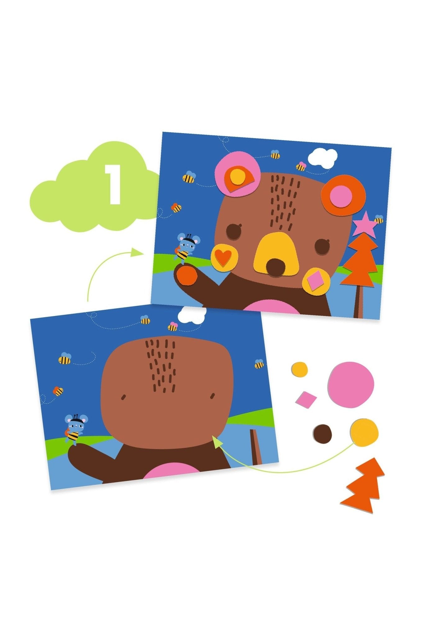 Het muisje met zijn vriendjes - 6 creatieve activiteiten van Djeco | Kids Conceptstore Le Fanfare
