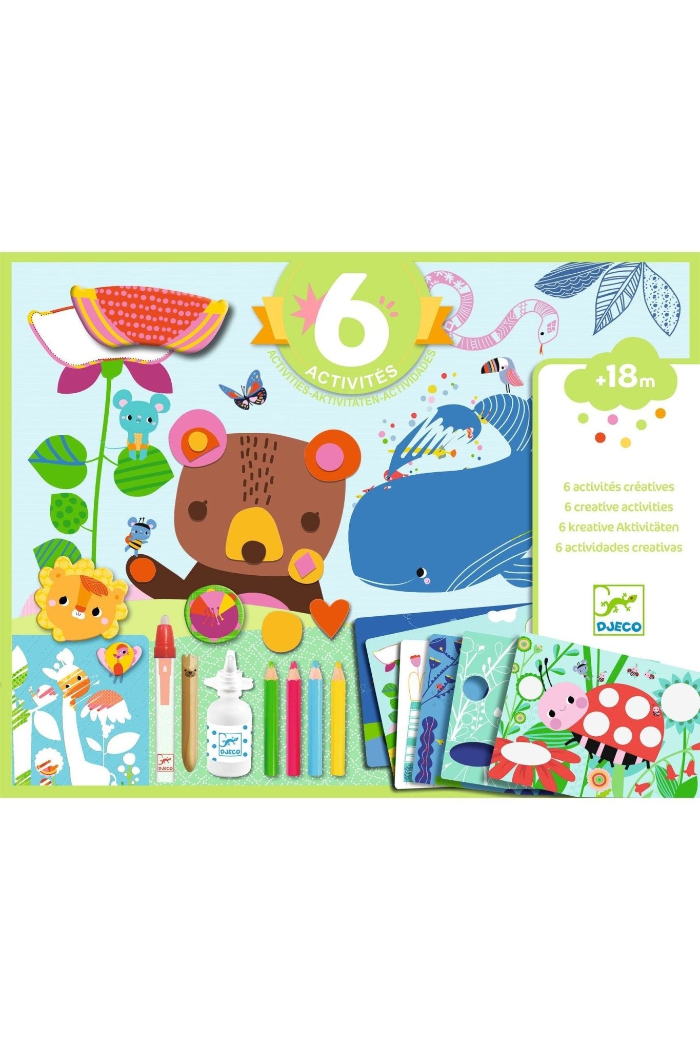 Het muisje met zijn vriendjes - 6 creatieve activiteiten van Djeco | Kids Conceptstore Le Fanfare