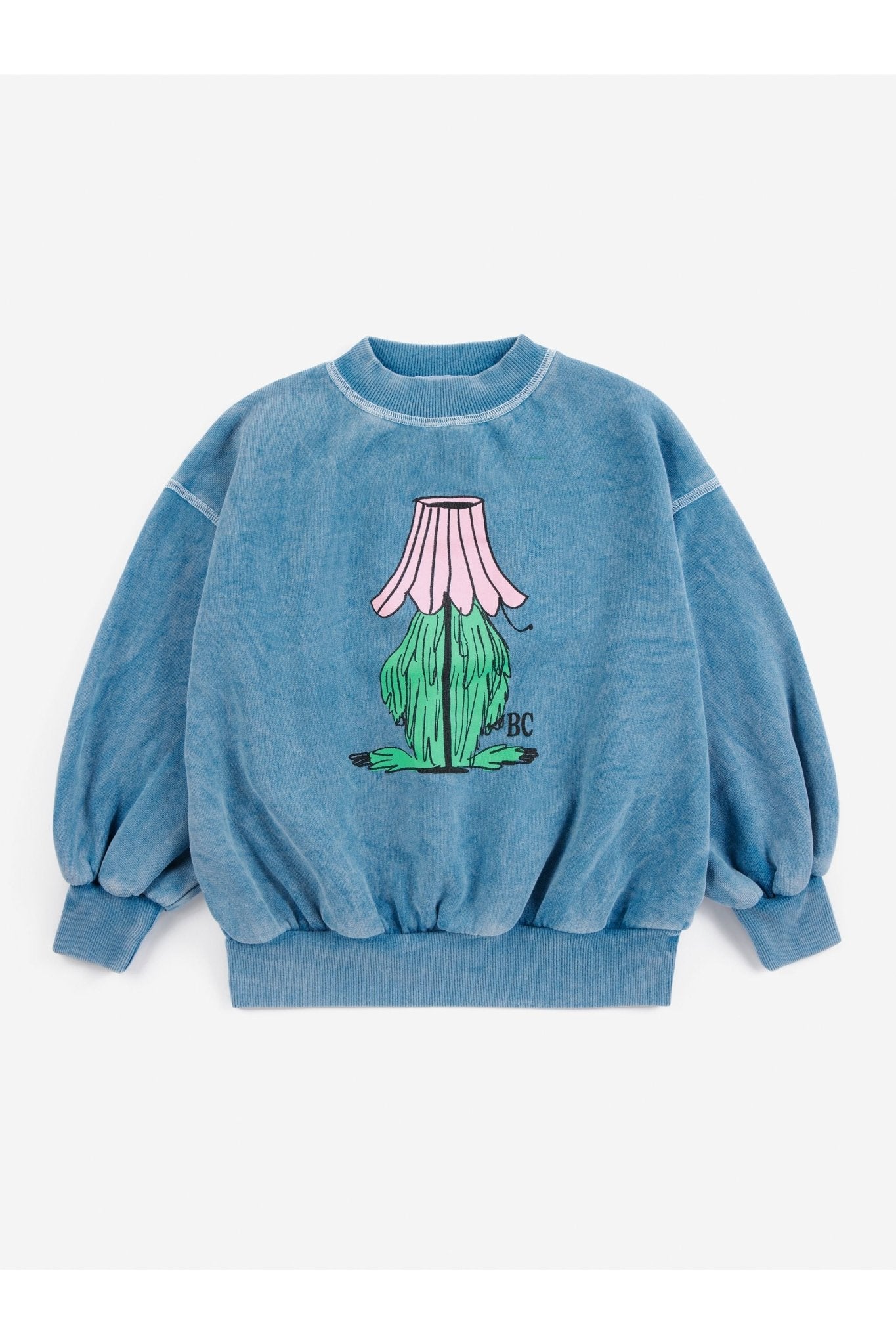 Hidden Monster sweatshirt - Blue van Bobo Choses | Kids Conceptstore Le Fanfare